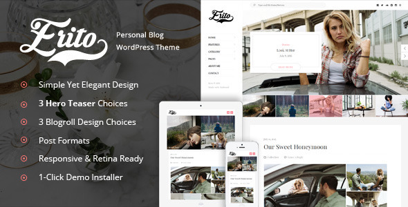 Erito Preview Wordpress Theme - Rating, Reviews, Preview, Demo & Download