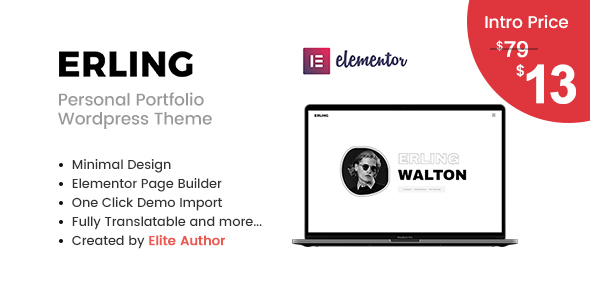 Erling Preview Wordpress Theme - Rating, Reviews, Preview, Demo & Download