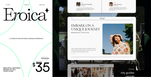 Eroica Preview Wordpress Theme - Rating, Reviews, Preview, Demo & Download