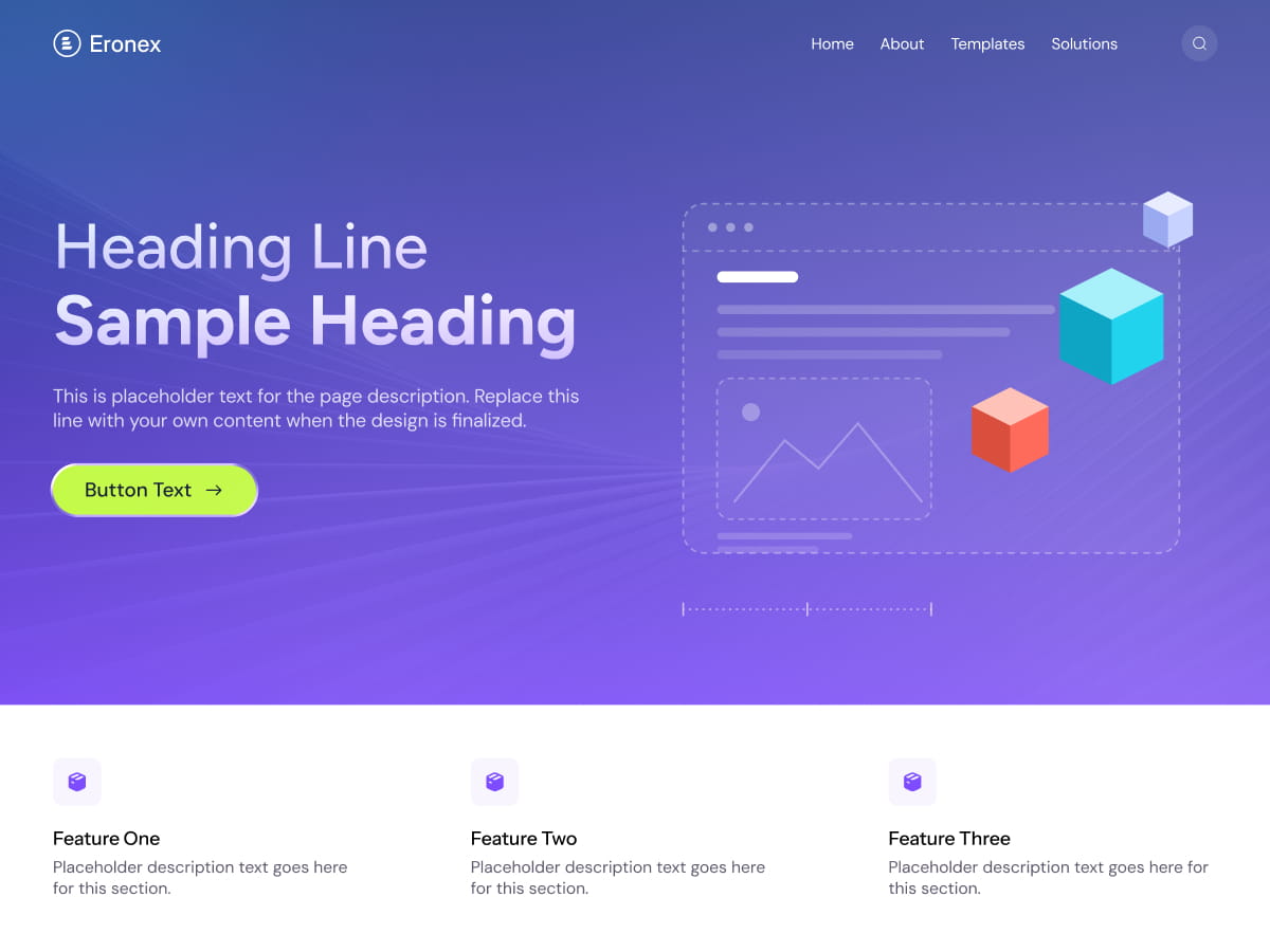Eronex Preview Wordpress Theme - Rating, Reviews, Preview, Demo & Download