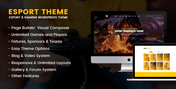 ESport Preview Wordpress Theme - Rating, Reviews, Preview, Demo & Download