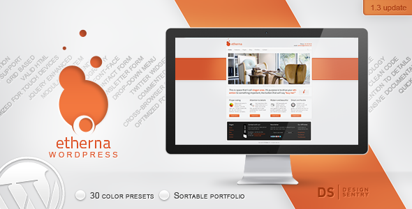Etherna Preview Wordpress Theme - Rating, Reviews, Preview, Demo & Download