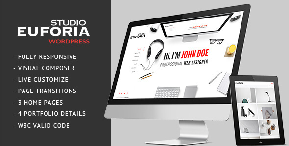 Euforia Preview Wordpress Theme - Rating, Reviews, Preview, Demo & Download