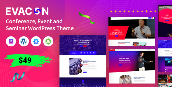 Evacon Preview Wordpress Theme - Rating, Reviews, Preview, Demo & Download