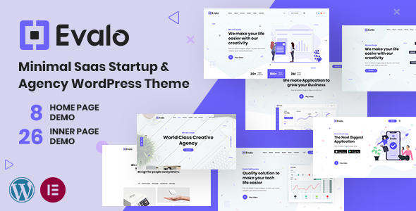 Evalo Preview Wordpress Theme - Rating, Reviews, Preview, Demo & Download