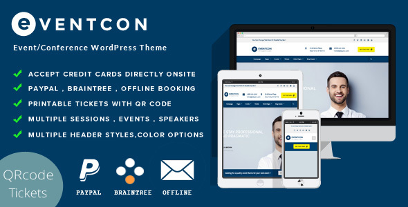 Eventcon Preview Wordpress Theme - Rating, Reviews, Preview, Demo & Download