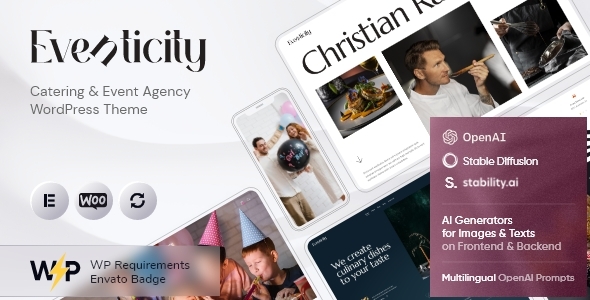 Eventicity Preview Wordpress Theme - Rating, Reviews, Preview, Demo & Download