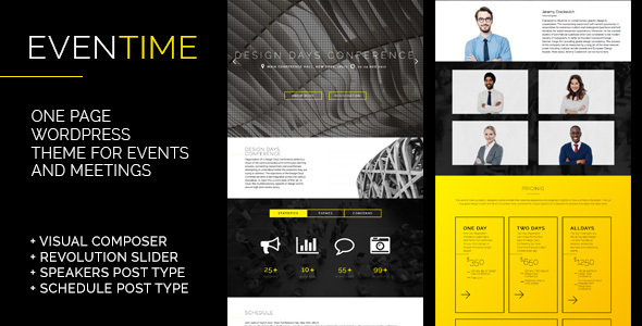 Eventime Preview Wordpress Theme - Rating, Reviews, Preview, Demo & Download