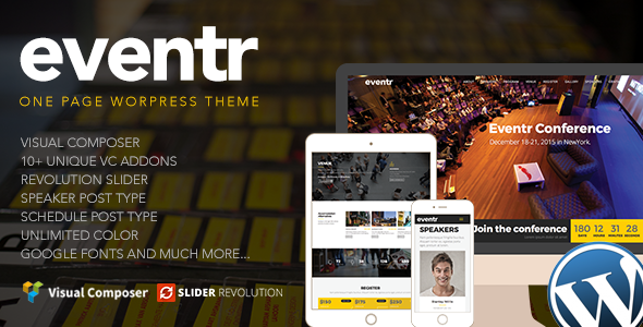 Eventr Preview Wordpress Theme - Rating, Reviews, Preview, Demo & Download
