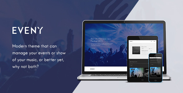 Eveny Preview Wordpress Theme - Rating, Reviews, Preview, Demo & Download