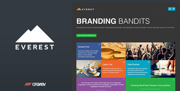 Everest Preview Wordpress Theme - Rating, Reviews, Preview, Demo & Download