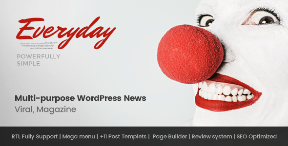 Everyday Preview Wordpress Theme - Rating, Reviews, Preview, Demo & Download