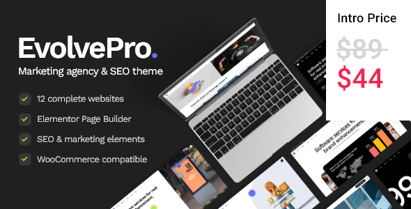 EvolvePro Preview Wordpress Theme - Rating, Reviews, Preview, Demo & Download