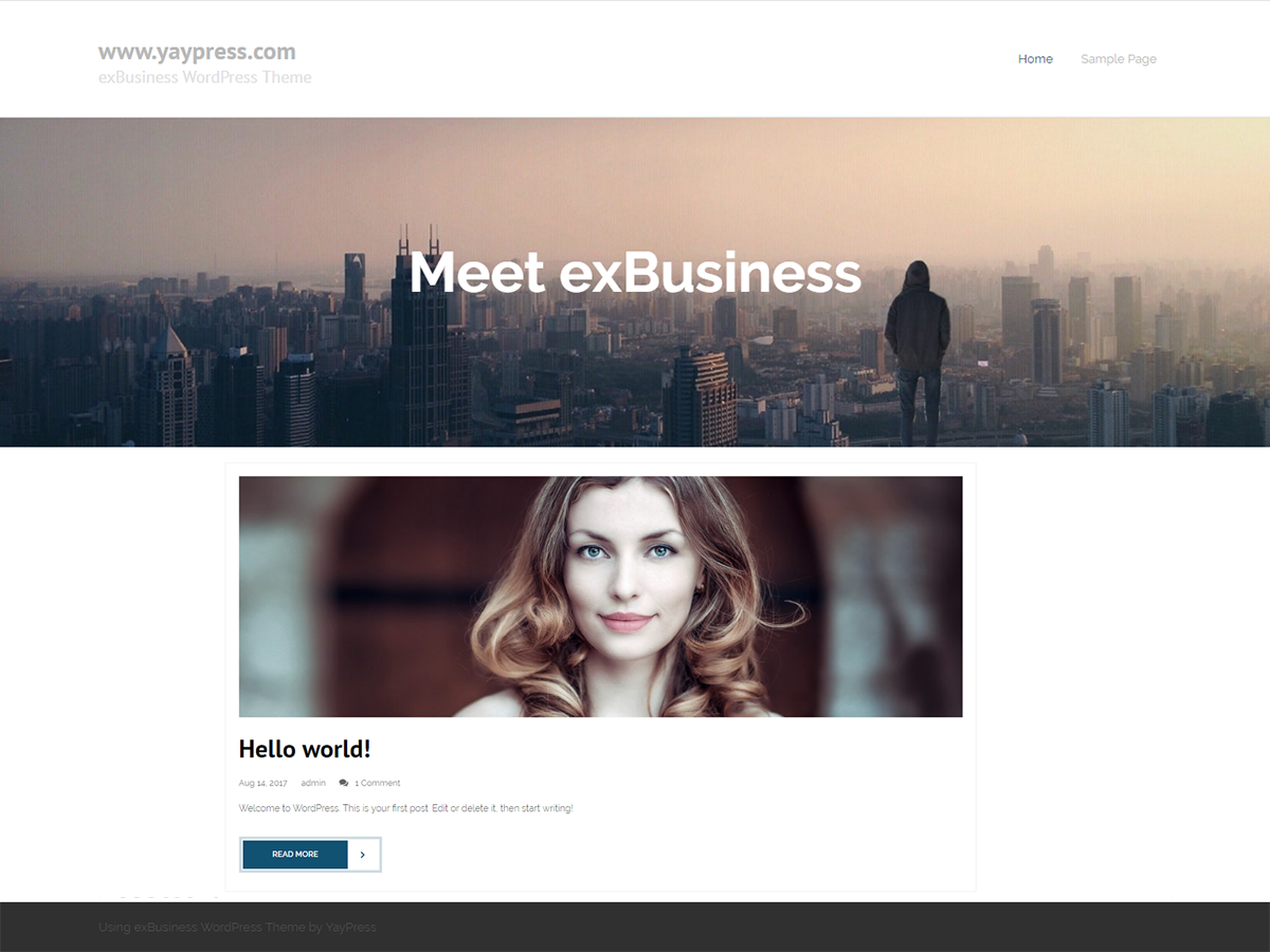 ExBusiness Preview Wordpress Theme - Rating, Reviews, Preview, Demo & Download