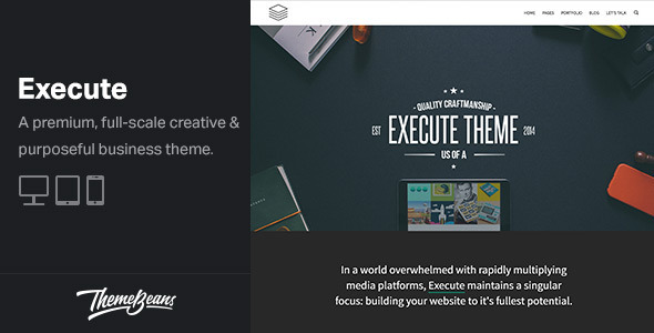 Execute Preview Wordpress Theme - Rating, Reviews, Preview, Demo & Download