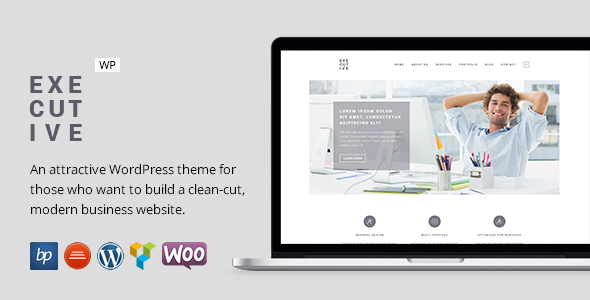Executive Preview Wordpress Theme - Rating, Reviews, Preview, Demo & Download