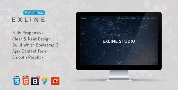 Exline Preview Wordpress Theme - Rating, Reviews, Preview, Demo & Download