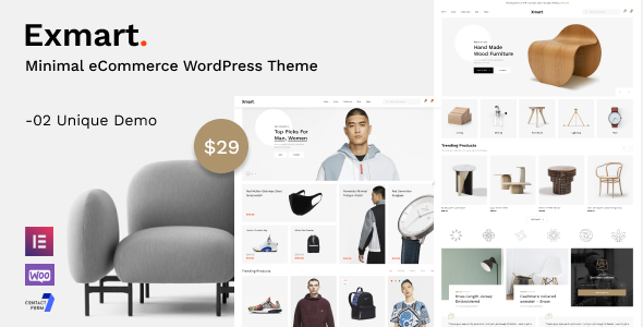 Exmart Preview Wordpress Theme - Rating, Reviews, Preview, Demo & Download