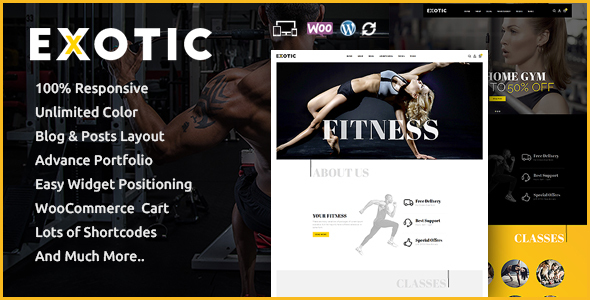 Exotic Preview Wordpress Theme - Rating, Reviews, Preview, Demo & Download