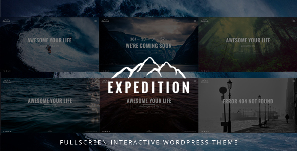 Expedition Fullscreen Preview Wordpress Theme - Rating, Reviews, Preview, Demo & Download