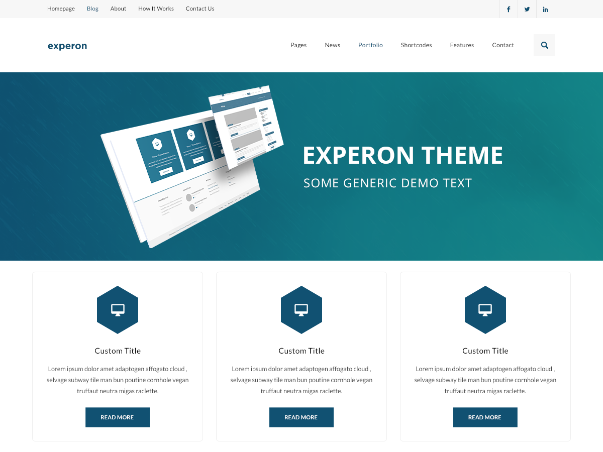 Experon News Preview Wordpress Theme - Rating, Reviews, Preview, Demo & Download