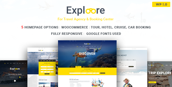 EXPLOORE Preview Wordpress Theme - Rating, Reviews, Preview, Demo & Download