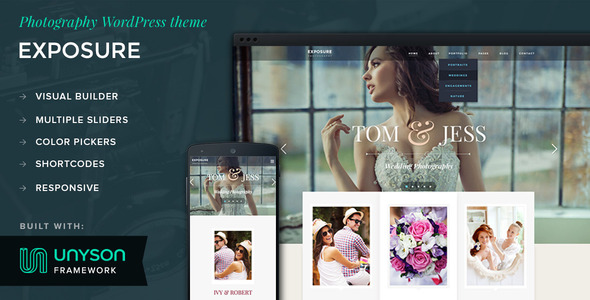 Exposure Preview Wordpress Theme - Rating, Reviews, Preview, Demo & Download