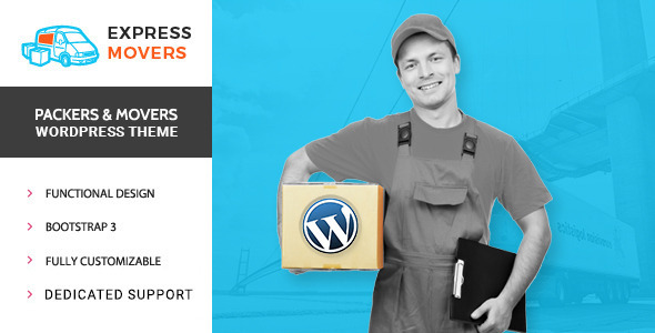 Express Movers Preview Wordpress Theme - Rating, Reviews, Preview, Demo & Download