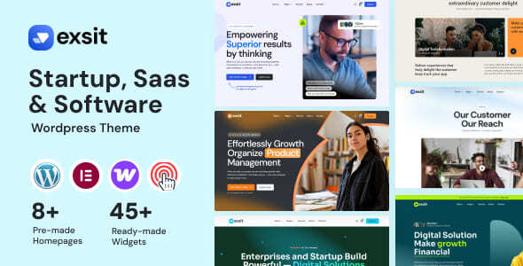 Exsit Preview Wordpress Theme - Rating, Reviews, Preview, Demo & Download