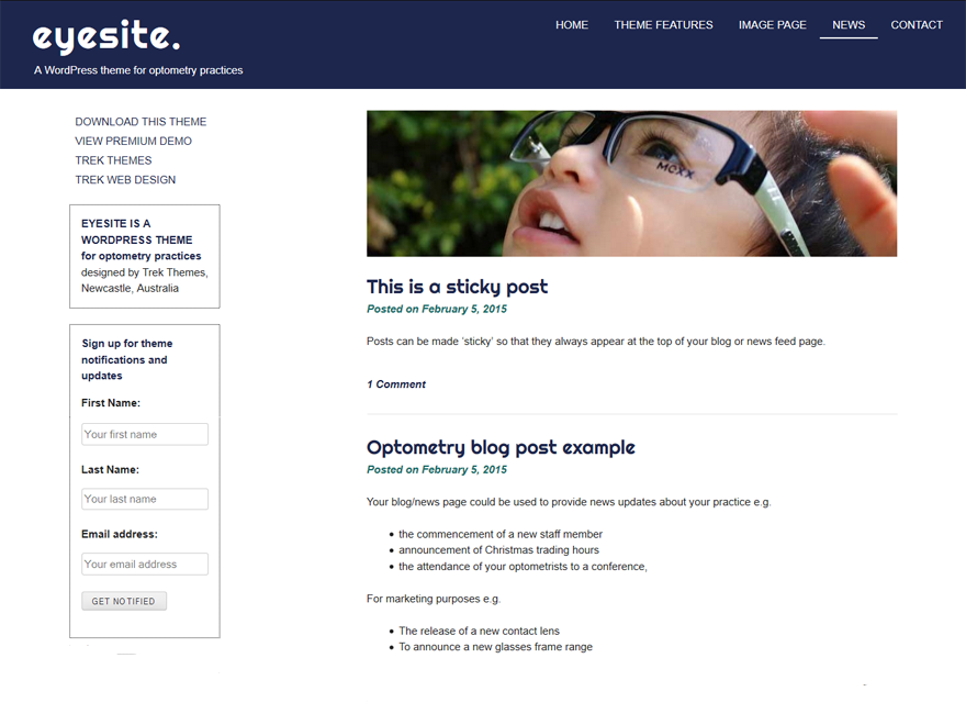 Eyesite Preview Wordpress Theme - Rating, Reviews, Preview, Demo & Download
