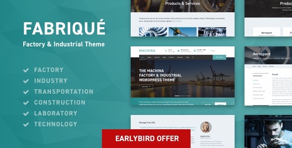 Fabriqu Preview Wordpress Theme - Rating, Reviews, Preview, Demo & Download