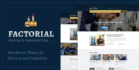 Factorial Preview Wordpress Theme - Rating, Reviews, Preview, Demo & Download