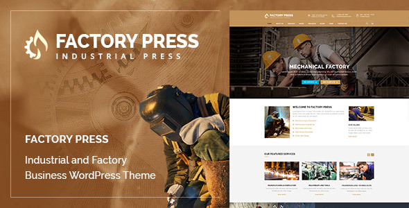 Factory Press Preview Wordpress Theme - Rating, Reviews, Preview, Demo & Download