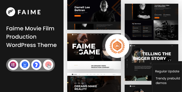 Faime Preview Wordpress Theme - Rating, Reviews, Preview, Demo & Download