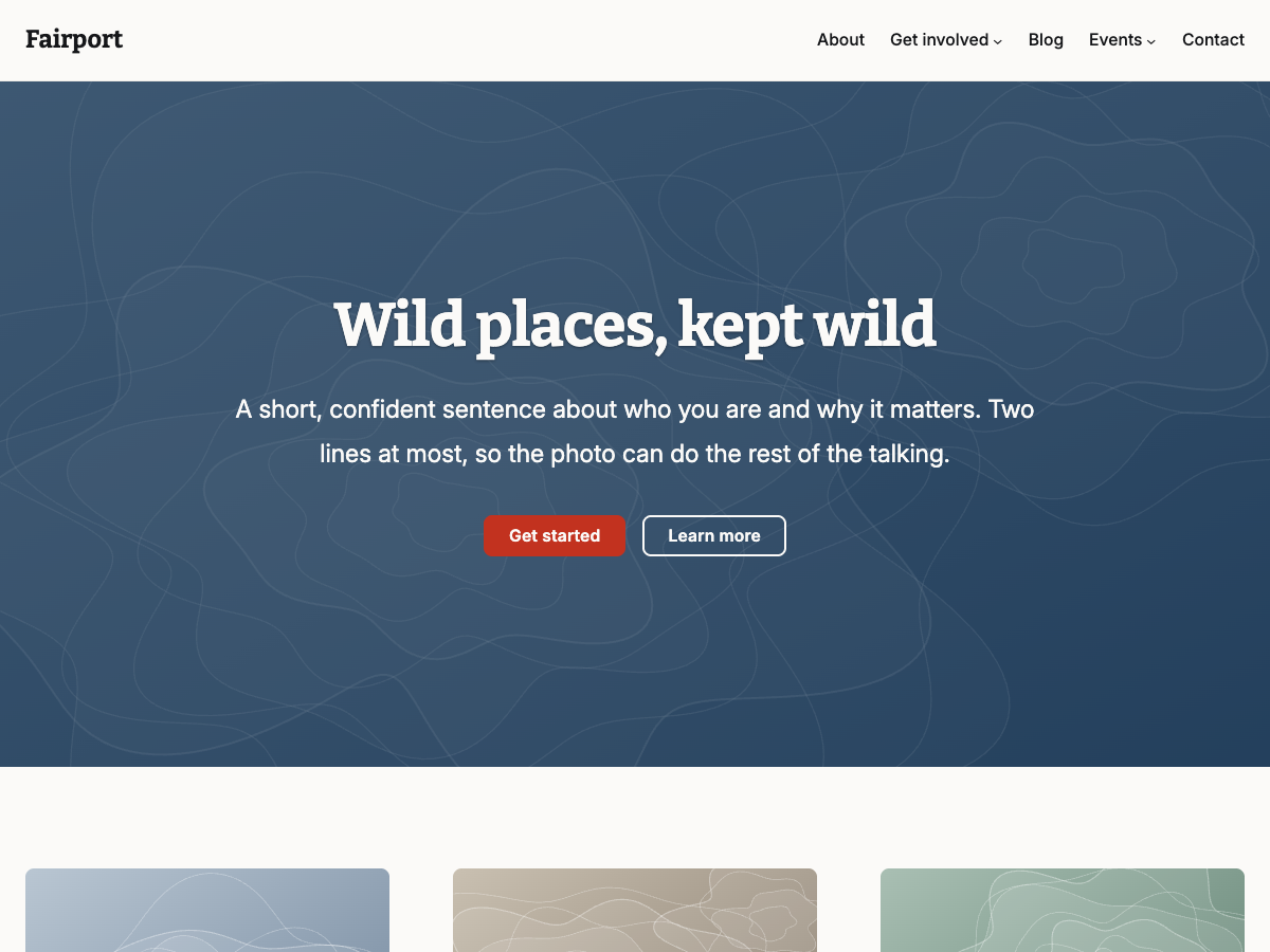 Fairport Preview Wordpress Theme - Rating, Reviews, Preview, Demo & Download