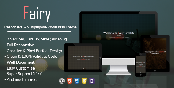 Fairy Preview Wordpress Theme - Rating, Reviews, Preview, Demo & Download