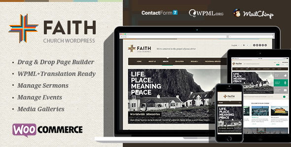 Faith Preview Wordpress Theme - Rating, Reviews, Preview, Demo & Download