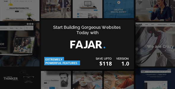 Fajar Preview Wordpress Theme - Rating, Reviews, Preview, Demo & Download