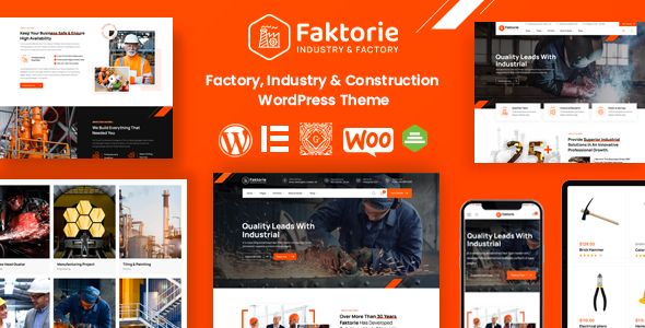Faktorie Preview Wordpress Theme - Rating, Reviews, Preview, Demo & Download
