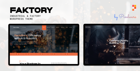 Faktory Preview Wordpress Theme - Rating, Reviews, Preview, Demo & Download