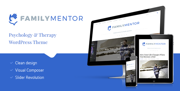 FamilyMentor Preview Wordpress Theme - Rating, Reviews, Preview, Demo & Download