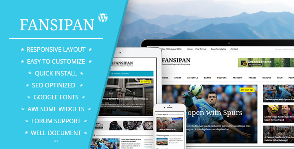 Fansipan Magazine Preview Wordpress Theme - Rating, Reviews, Preview, Demo & Download