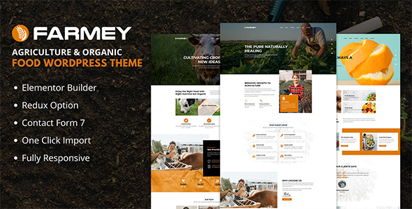 Farmey Preview Wordpress Theme - Rating, Reviews, Preview, Demo & Download