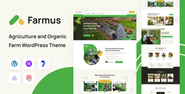 Farmus Preview Wordpress Theme - Rating, Reviews, Preview, Demo & Download