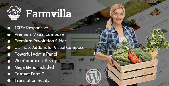 Farmvilla Preview Wordpress Theme - Rating, Reviews, Preview, Demo & Download