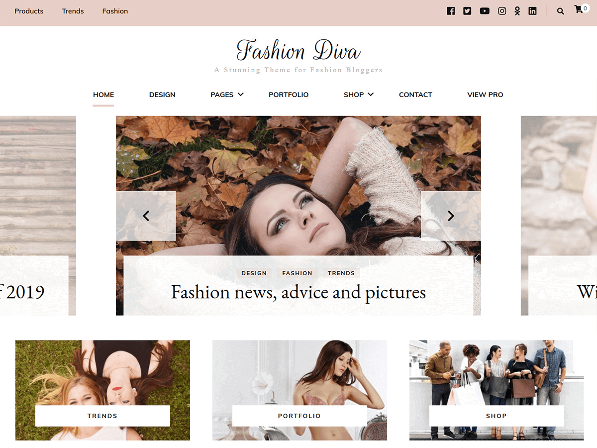 Fashion Diva Preview Wordpress Theme - Rating, Reviews, Preview, Demo & Download