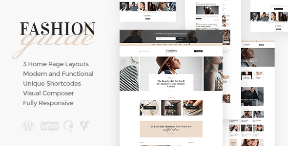 Fashion Guide Preview Wordpress Theme - Rating, Reviews, Preview, Demo & Download