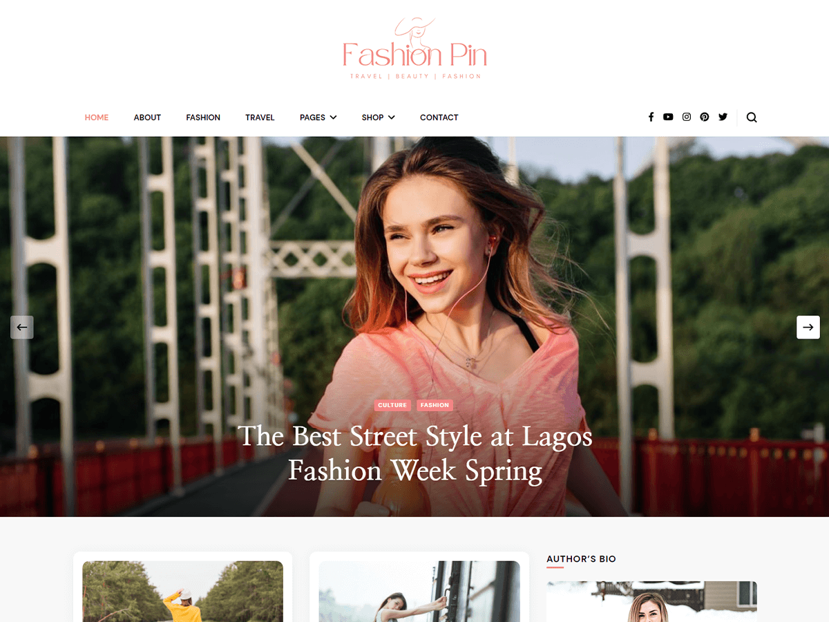 Fashion Pin Preview Wordpress Theme - Rating, Reviews, Preview, Demo & Download