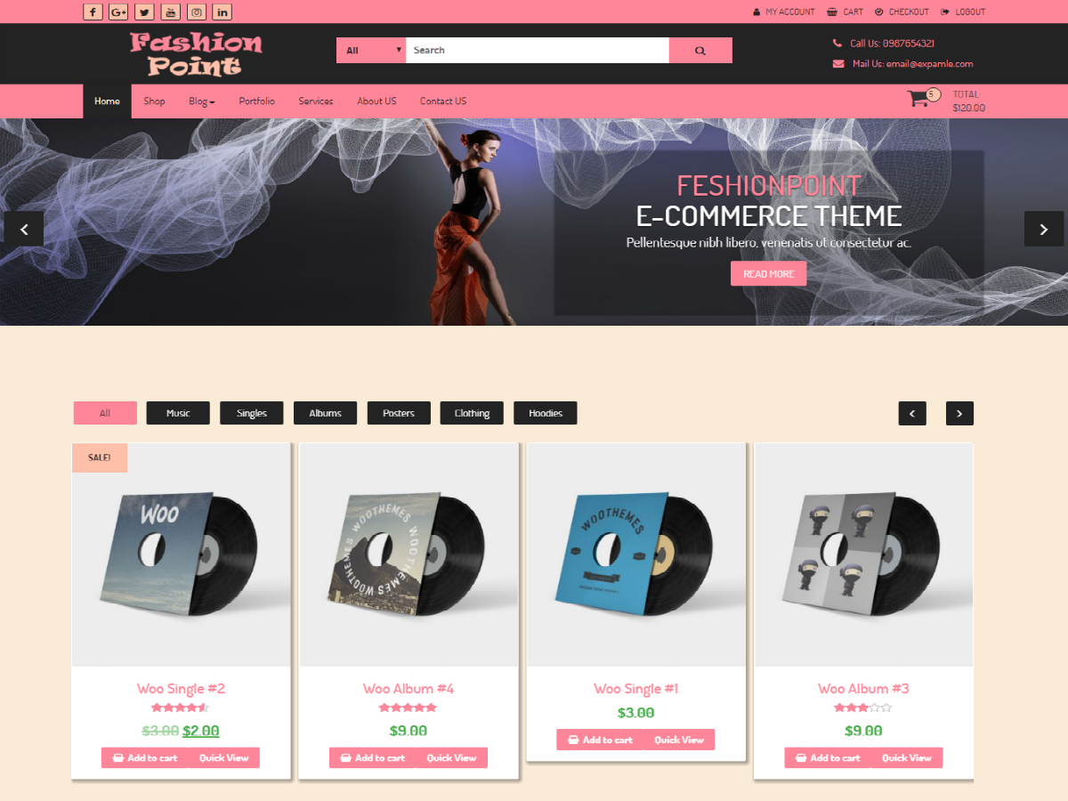 FashionPoint Preview Wordpress Theme - Rating, Reviews, Preview, Demo & Download
