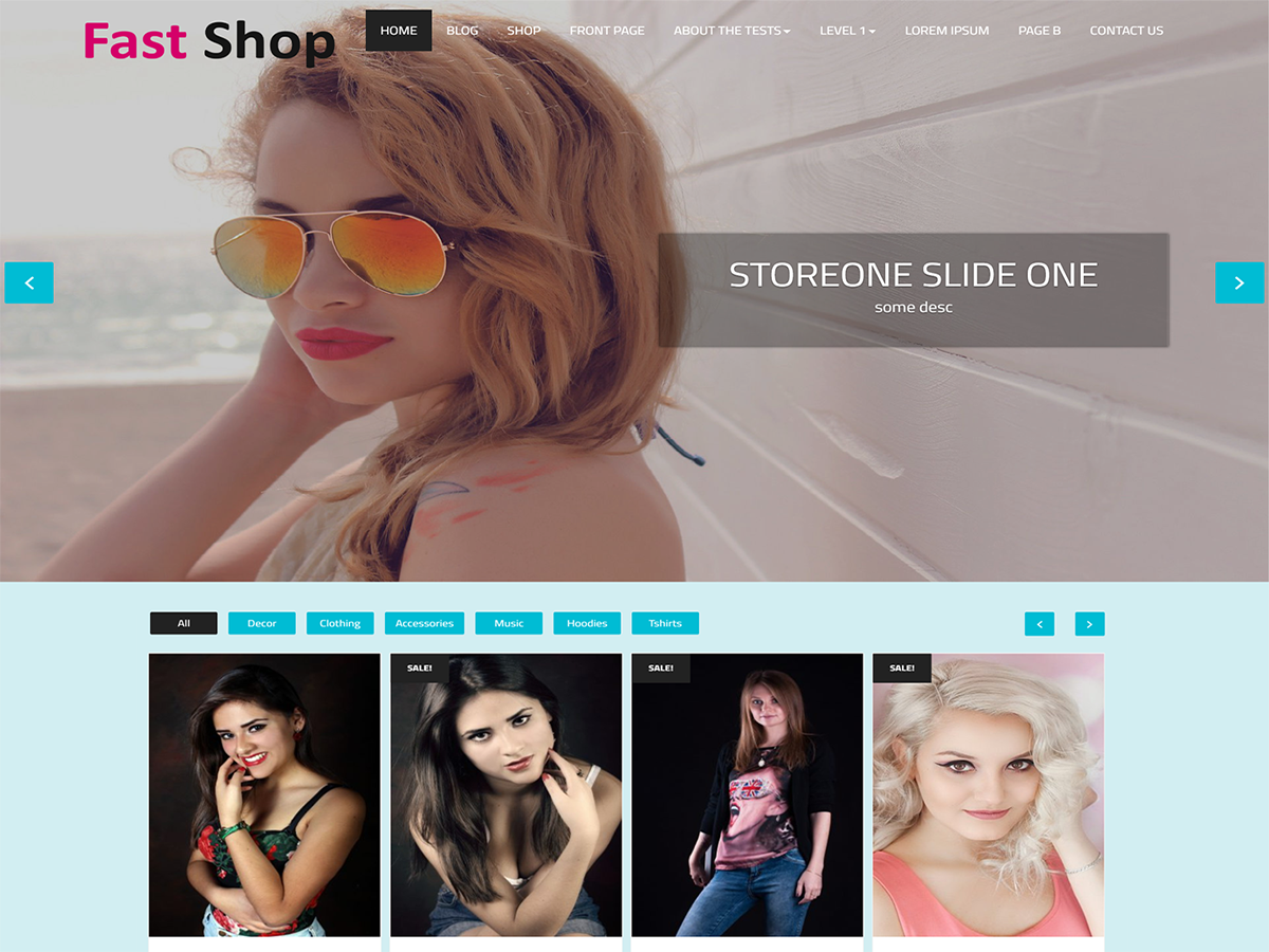 Fast Shop Preview Wordpress Theme - Rating, Reviews, Preview, Demo & Download